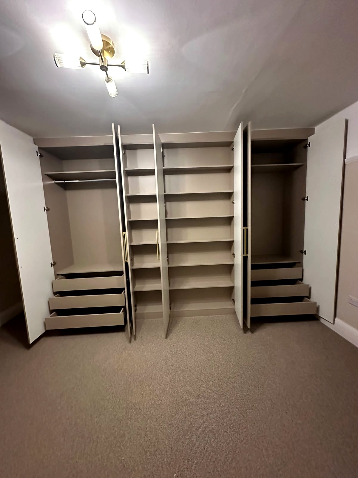 Walk-In Wardrobes — hand-finished bespoke project