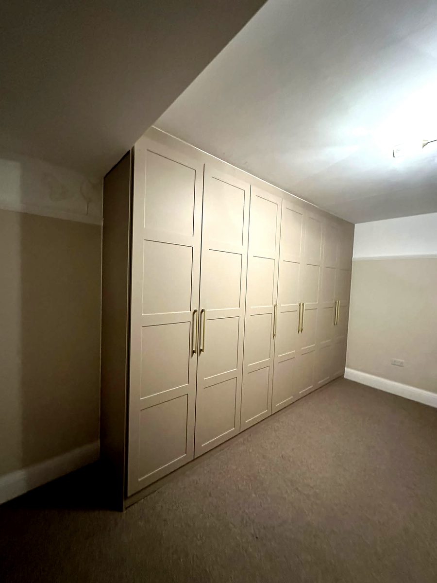 Bespoke wardrobe project #82 — a hand-finished piece by our studio