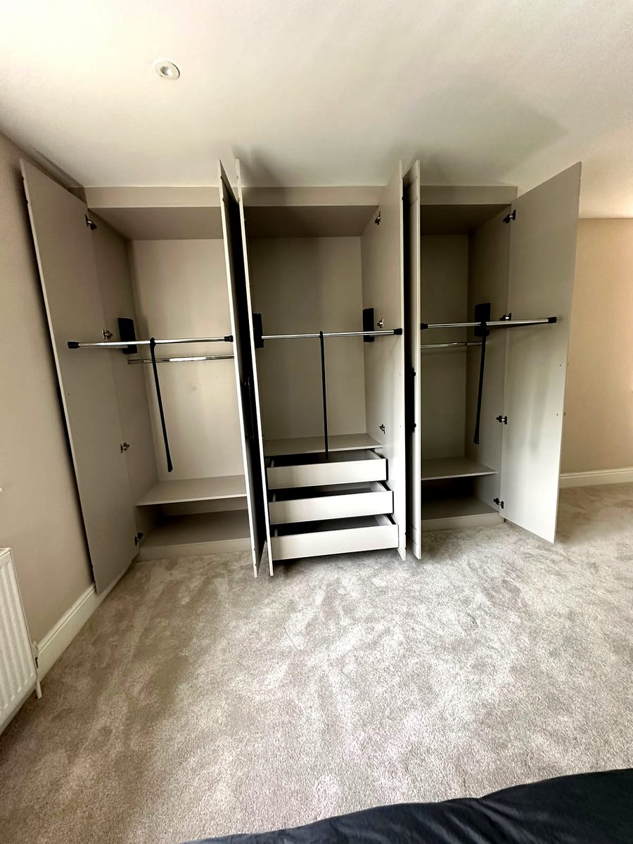 Bespoke wardrobe project #66 — a hand-finished piece by our studio