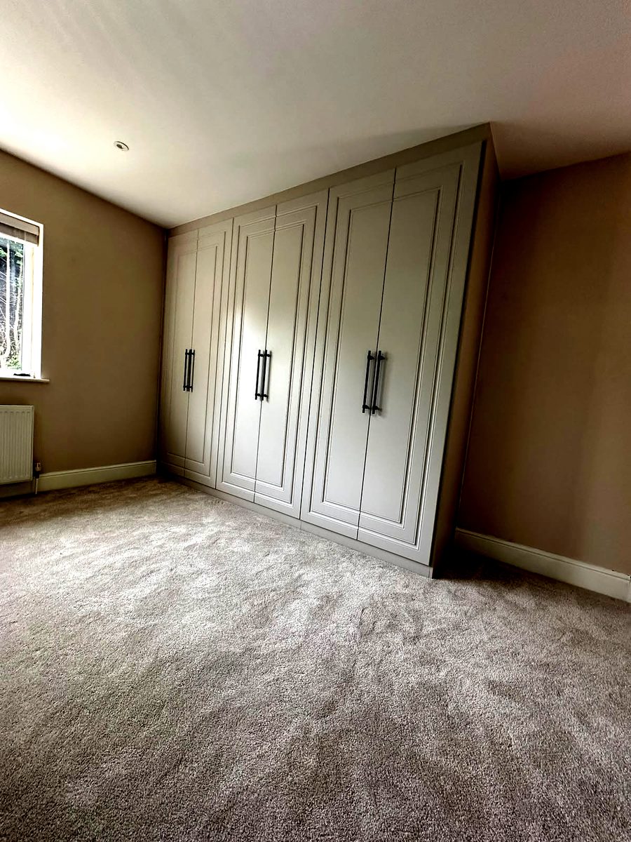 Bespoke wardrobe project — hand-finished cabinetry