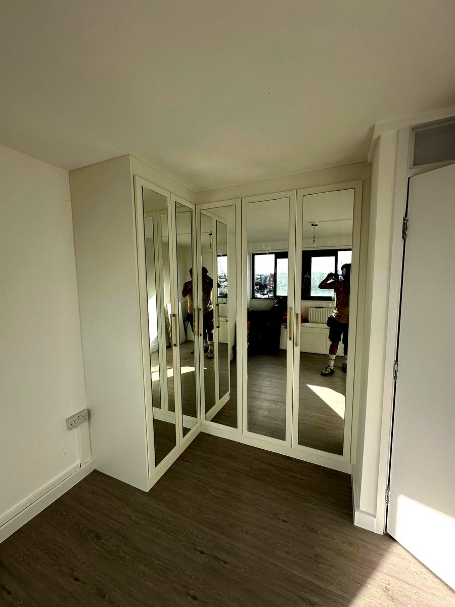 Bespoke wardrobe project #3 — a hand-finished piece by our studio