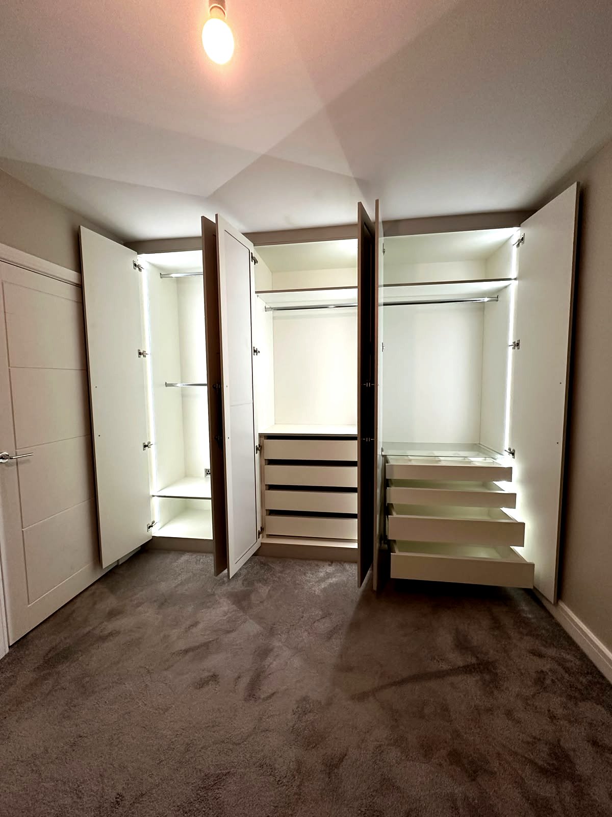 Fitted Wardrobes — hand-finished bespoke project