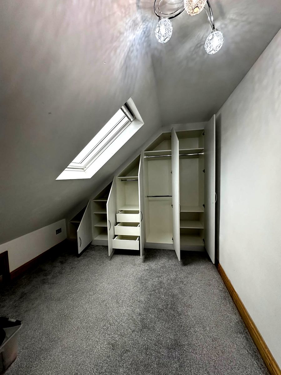 Bespoke wardrobe project #32 — a hand-finished piece by our studio