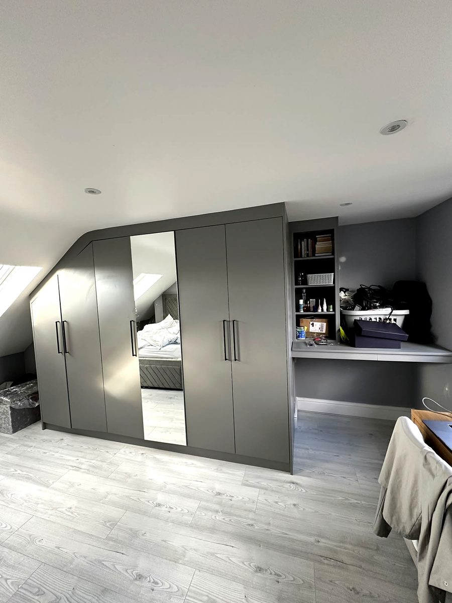 Bespoke wardrobe project #1 — a hand-finished piece by our studio