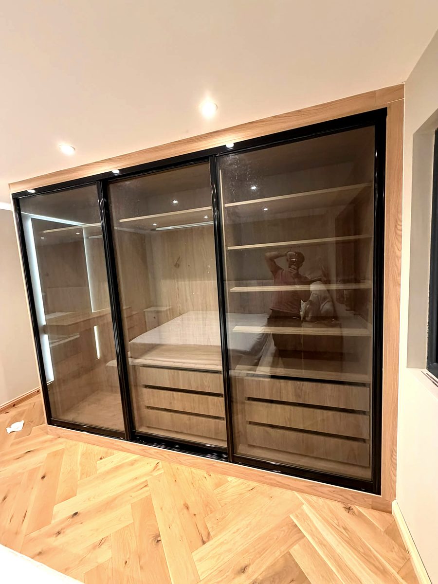 Bespoke wardrobe project #96 — a hand-finished piece by our studio