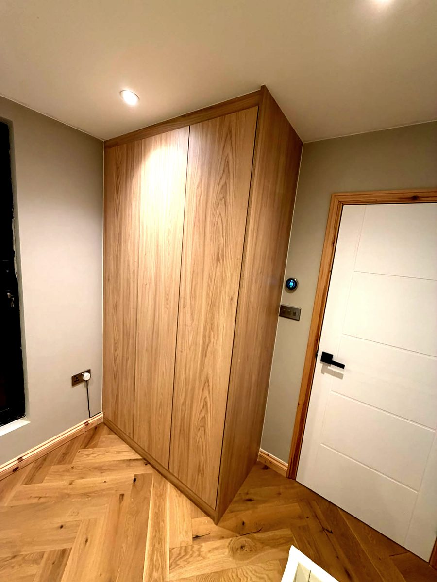 Bespoke wardrobe project #15 — a hand-finished piece by our studio
