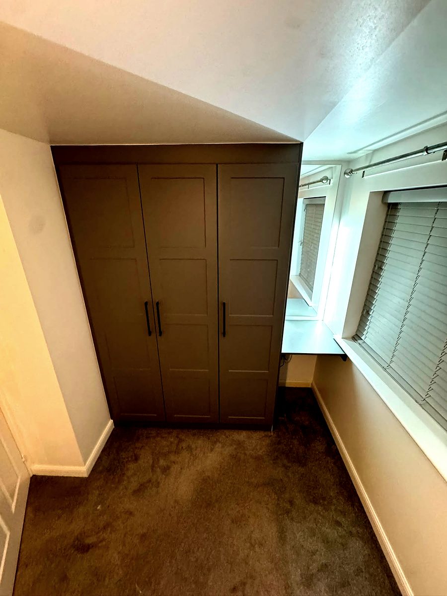Bespoke wardrobe project #23 — a hand-finished piece by our studio