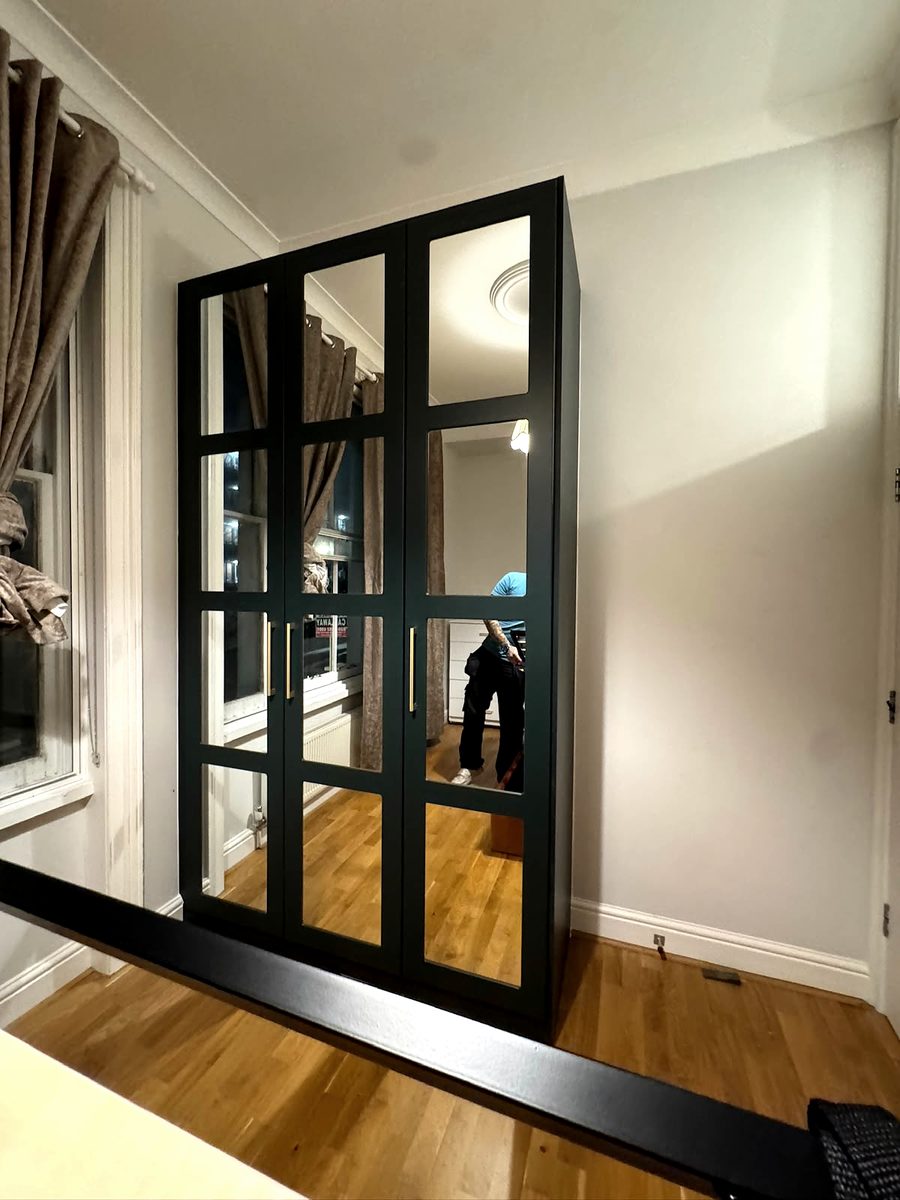 Bespoke wardrobe project #18 — a hand-finished piece by our studio