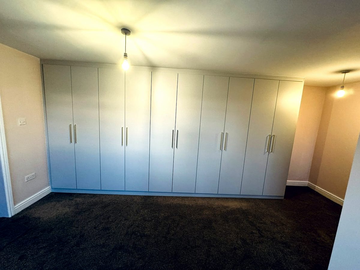 Bespoke wardrobe project #38 — a hand-finished piece by our studio