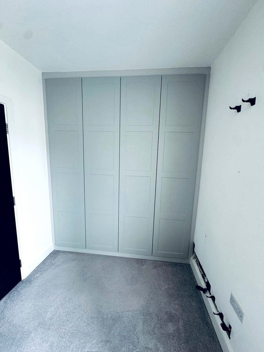 Bespoke wardrobe project #70 — a hand-finished piece by our studio
