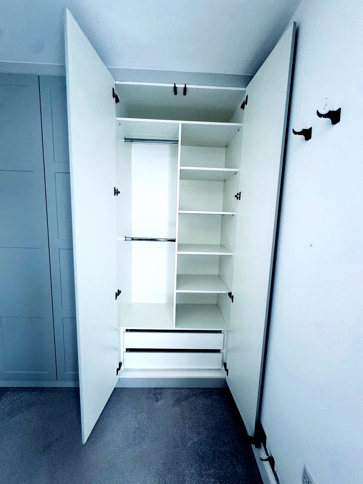 Bespoke Media Units — hand-finished bespoke project