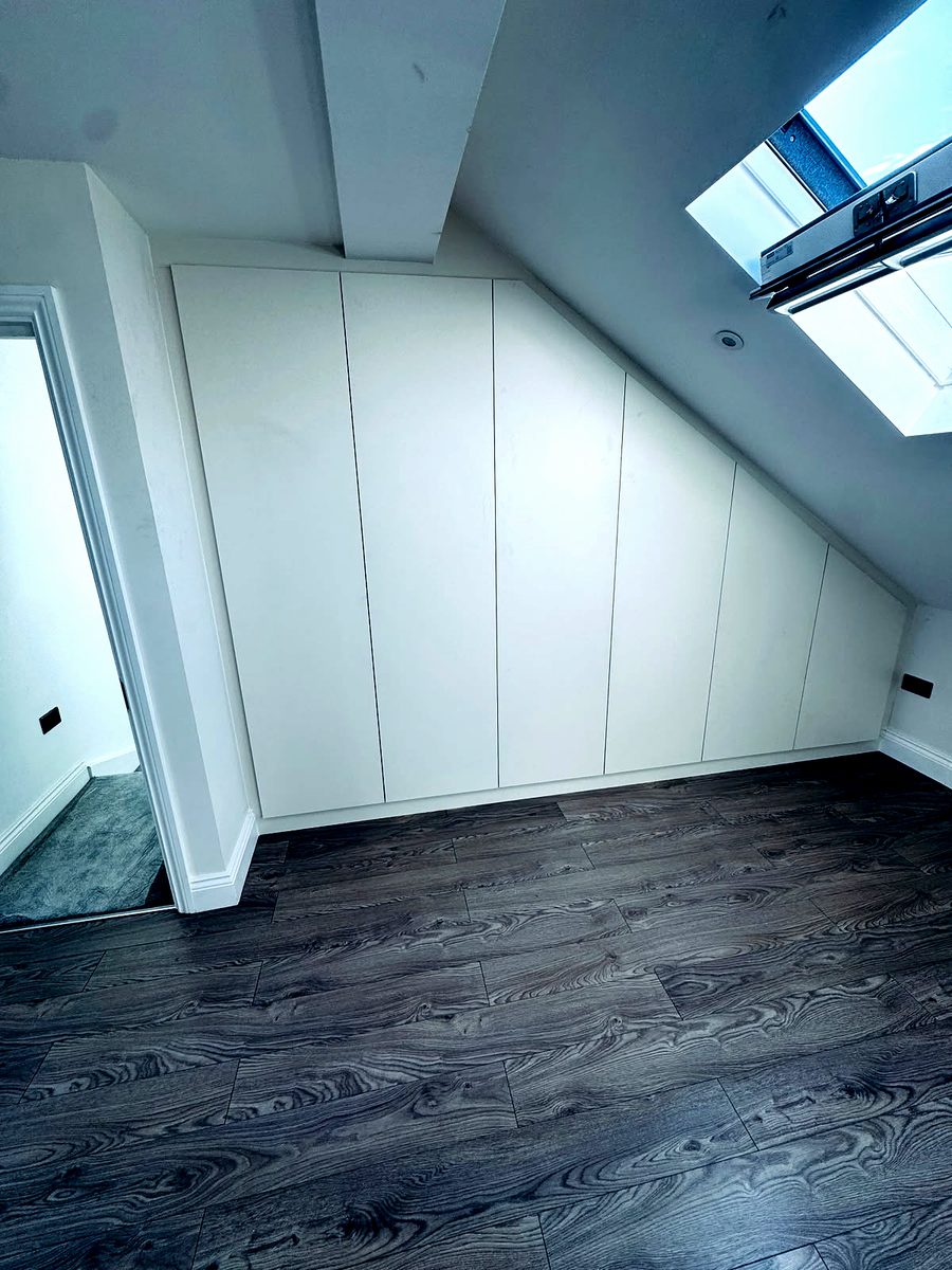 Bespoke wardrobe project — hand-finished cabinetry