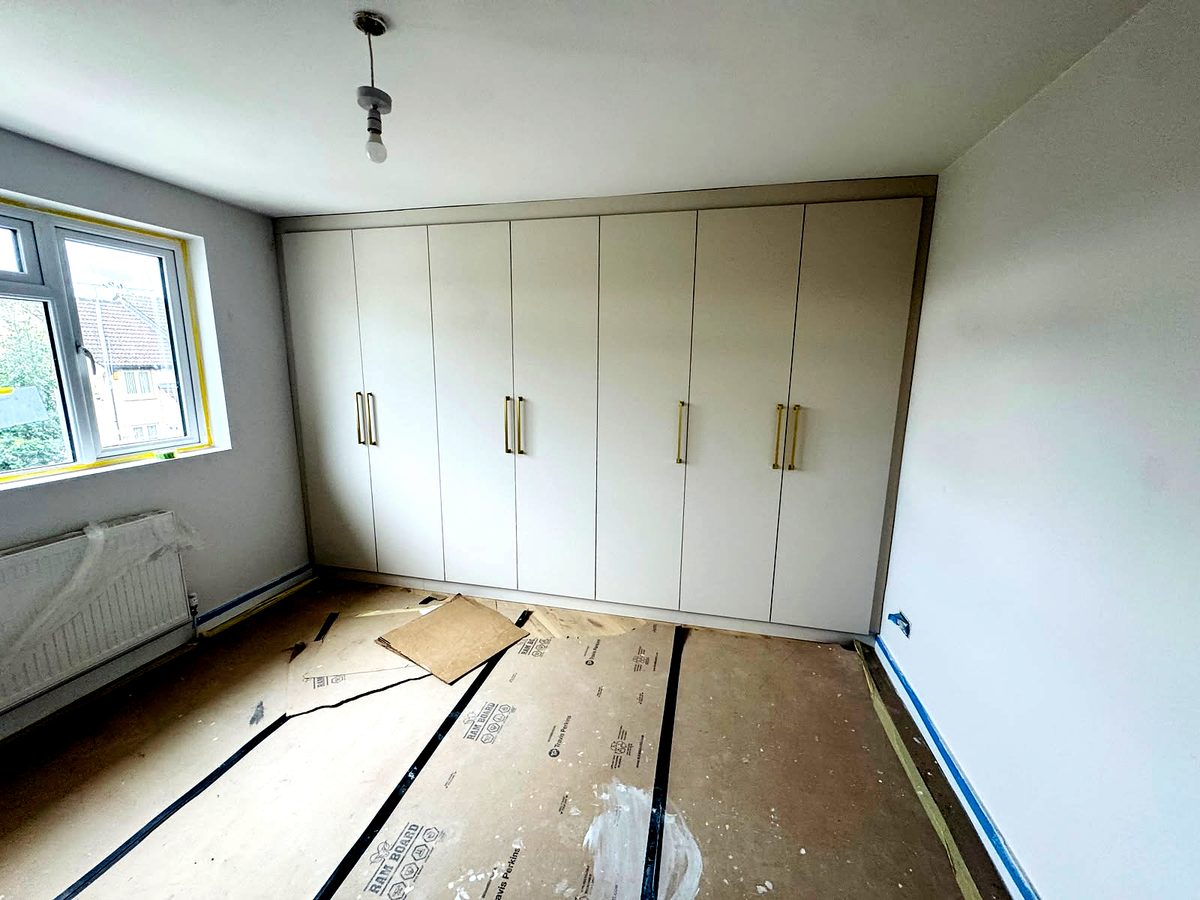 Bespoke wardrobe project #71 — a hand-finished piece by our studio