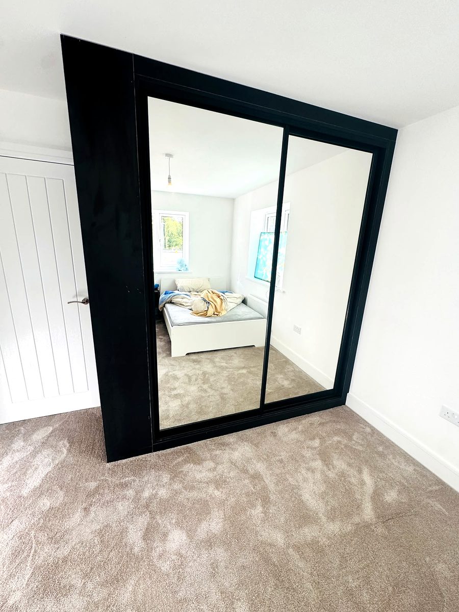 Bespoke wardrobe project #10 — a hand-finished piece by our studio