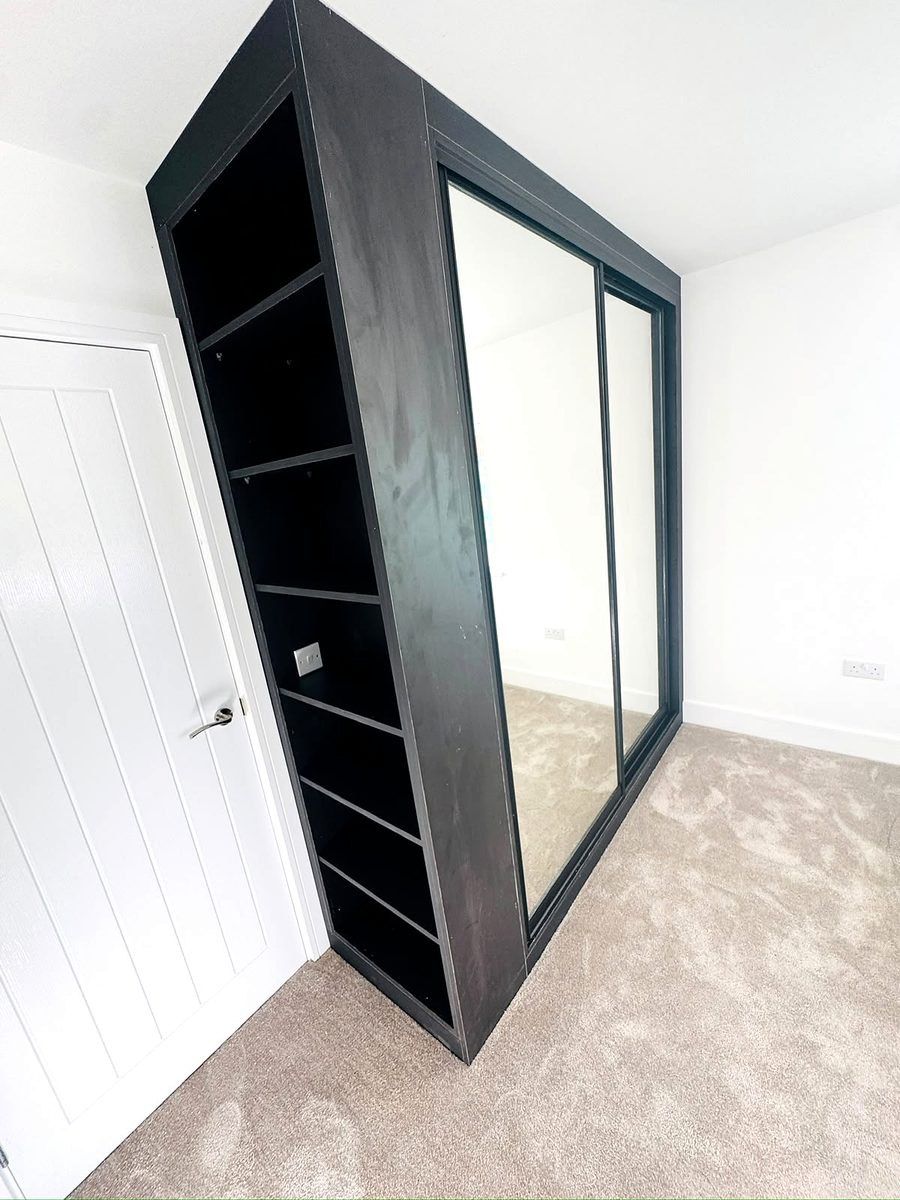 Bespoke wardrobe project — hand-finished cabinetry