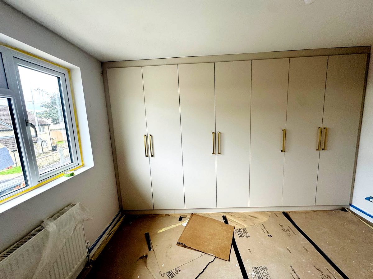 Bespoke wardrobe project #78 — a hand-finished piece by our studio