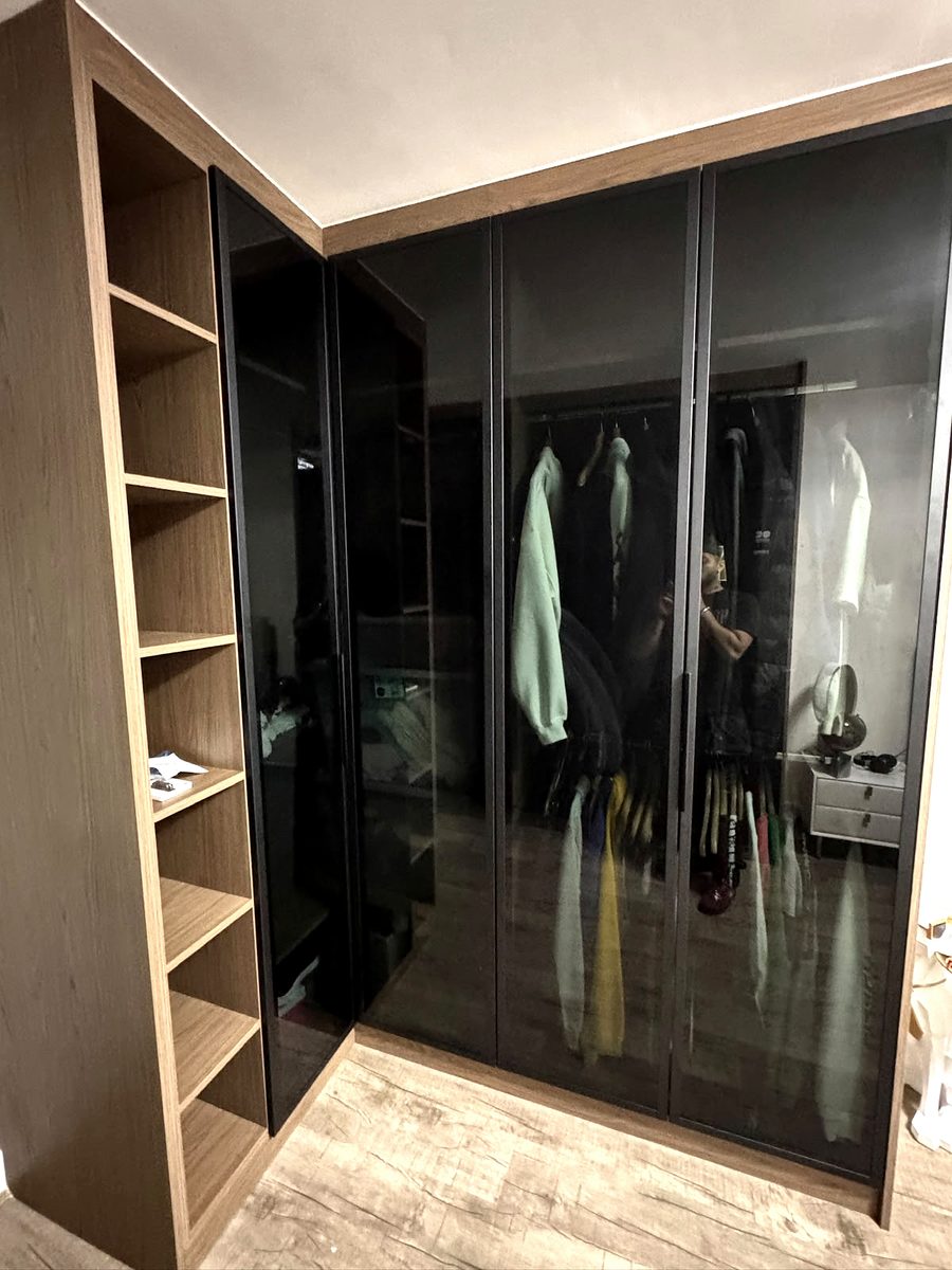 Bespoke wardrobe project — hand-finished cabinetry